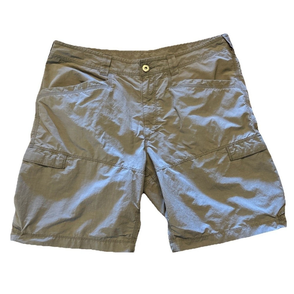 The North Face Shorts Men's 35.5x9.5 Gray Cargo Utility Pockets Outdoor Gorp TNF